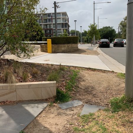 Missing footpath connection