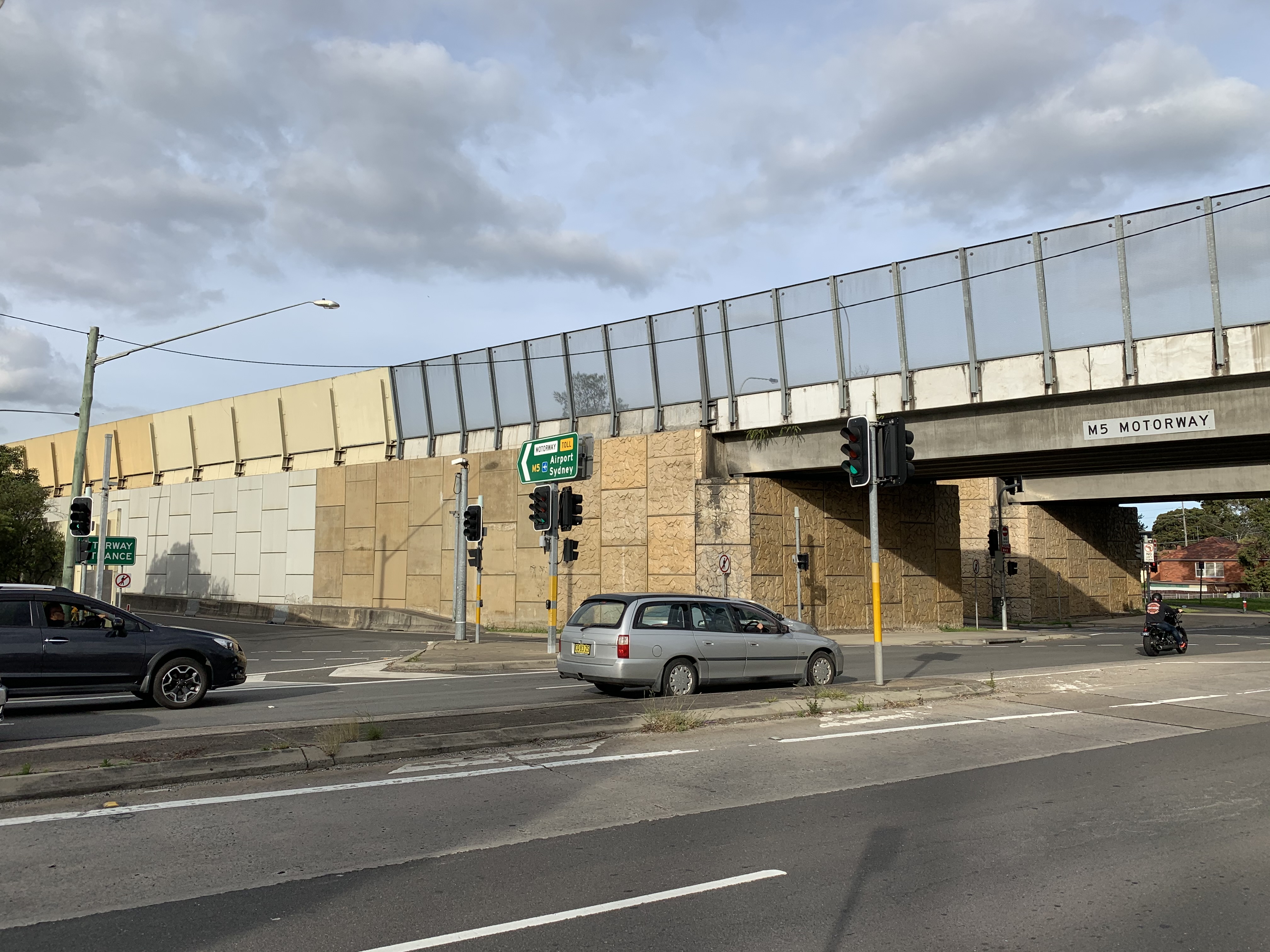 Entrance to M5 Motorway